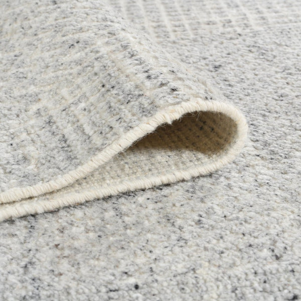 Amer Rugs Arlington Hand-knotted Moroccan Carved Design Area Rug - Luxurious Softness And Unique Style Gray Wool Arl40912