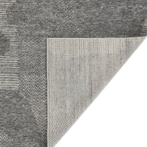 Amer Rugs Arlington Hand-knotted Moroccan Carved Design Area Rug - Luxurious Softness And Unique Style Dark Gray Wool Arl50203