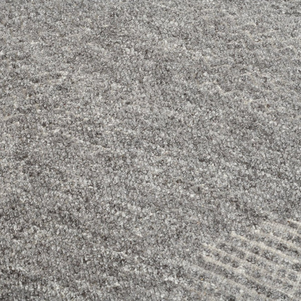 Amer Rugs Arlington Hand-knotted Moroccan Carved Design Area Rug - Luxurious Softness And Unique Style Dark Gray Wool Arl50203