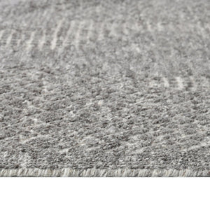 Amer Rugs Arlington Hand-knotted Moroccan Carved Design Area Rug - Luxurious Softness And Unique Style Dark Gray Wool Arl50203