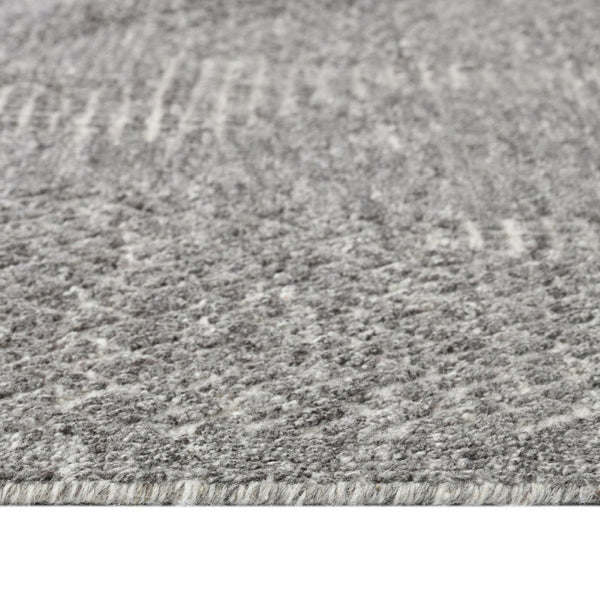 Amer Rugs Arlington Hand-knotted Moroccan Carved Design Area Rug - Luxurious Softness And Unique Style Dark Gray Wool Arl50203