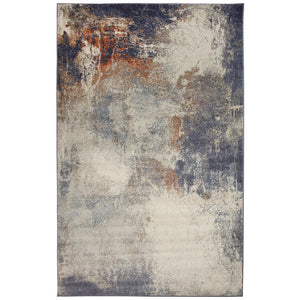 Trans Ocean Liora Manne Ariana Mystic Indoor Area Rug - Contemporary Abstract Design For Modern Spaces Blue Polypropylene Arn45923503