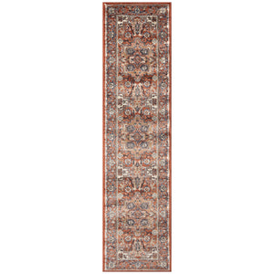 Trans Ocean Liora Manne Ariana Heriz Indoor Area Rug - Elegant Traditional Floral Design For Stylish Spaces Rust Polypropylene Arnr8922217