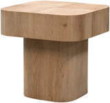 Arquette ARQT-001 22"H x 22"W x 22"D End Table ARQT001-222222  Top: Brown; Base: Brown Surya