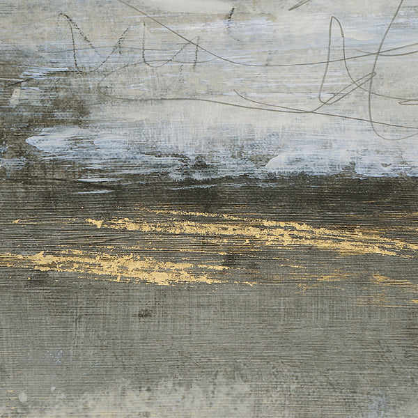 Uttermost Gilt Misty Landscape Framed Print 41437 ALUMINIUM ALLOY, MDF, PINE, PAPER