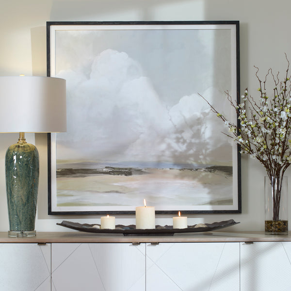 Uttermost Soft Clouds Framed Print 41443 PINE,MDF, LINEN, PAPER