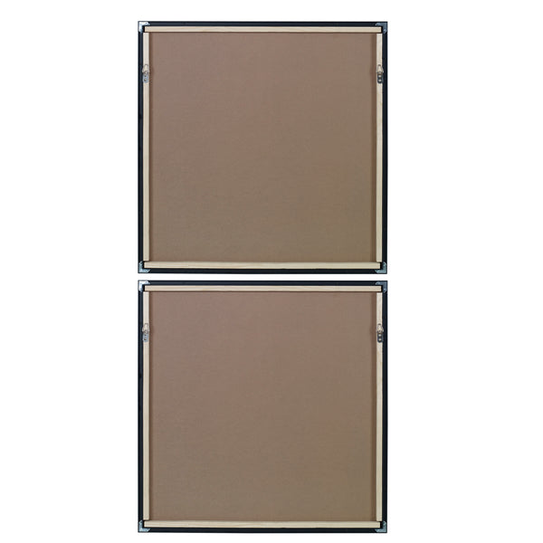 Uttermost Vivacious Abstract Framed Prints, Set/2 41449 ALUMINIUM, PINE, MDF, GLASS