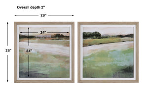 Uttermost Vivid Vista Framed Prints, Set/2 41450 PINE, MDF, VENEER, LINEN