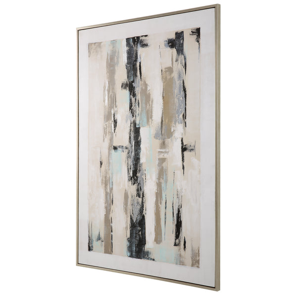 Uttermost Placidity Hand Painted Abstract Art 32273 CANVAS, PINE WOOD,ACRILIC, PLASTIC