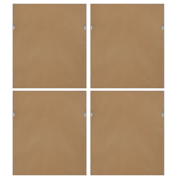 Uttermost Heirloom Blooms Study Framed Prints Set/4 32285 PLASTI,GLASS,MDF,PAPER,LINEN,VENEER