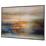 Uttermost Seafaring Dusk Hand Painted Abstract Art 32286 CANVAS , PINE, MDF, ACRYLIC