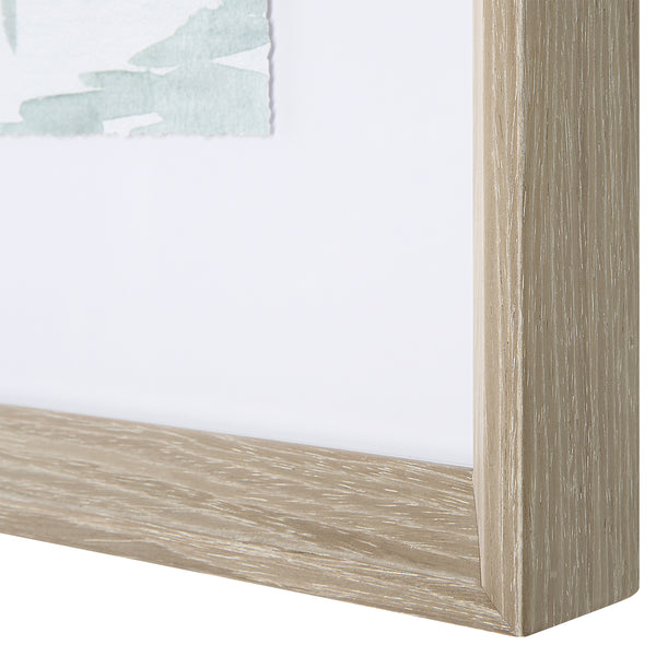 Uttermost Serene Lake Framed Prints, Set/2 32288 PINE, MDF, GLASS, PAPER, VENEER