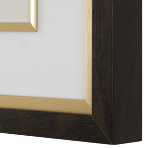 Uttermost Orchid Botanical Framed Prints Set Of 6 - Vibrant Art Collection In Dark Walnut Frames Black,Blue,Gold,Green,Orange,Pink,Purple,Red Plastic,Glass,Mdf,Paper,Linen 32447