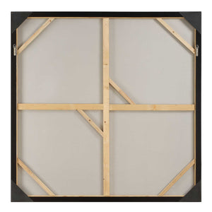 Uttermost Out Of Focus Hand Painted Framed Abstract Art - Captivating Depth & Elegant Gold Frame Gold,Gray,White,Woodtone Canvas ,Pine Wood,Mdf,Acrylic 32435