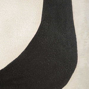 Uttermost Hand-painted Abstract Art Set Of 2 - Monochromatic Canvases In Elegant Black Frame Black,Brown,White Canvas ,Pine Wood,Mdf,Acrylic 32437