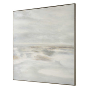 Uttermost Furthest Thing Canvas Art – Captivating Landscape In Earthy Tones With Gray Frame Brown,Gray,White Wood,Canvas 32450