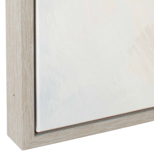 Uttermost Simple Serenity Framed Abstract Art – Handcrafted Neutral Canvas With Gray Washed Frame Brown,Gray,Pink,White Solid Wood,Canvas,Hot Stamp Foil 32482
