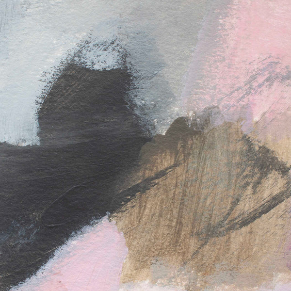 Uttermost Process Framed Abstract Art - Handcrafted Canvas With Ethereal Hues And Classic Gold Frame Black,Gold,Gray,Green,Pink,Purple,White Solid Wood,Canvas,Hot Stamp Foil 32483