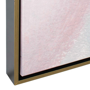 Uttermost Process Framed Abstract Art - Handcrafted Canvas With Ethereal Hues And Classic Gold Frame Black,Gold,Gray,Green,Pink,Purple,White Solid Wood,Canvas,Hot Stamp Foil 32483