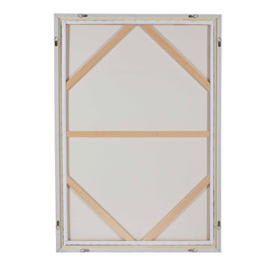 Uttermost Bracing Landscape Art - Handcrafted Turbulent Sky Canvas In Elegant Double Frame Design Brown,Gray,Green,Orange,Pink,White Solid Wood,Canvas,Hot Stamp Foil 32484