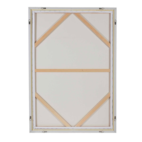 Uttermost Bracing Landscape Art - Handcrafted Turbulent Sky Canvas In Elegant Double Frame Design Brown,Gray,Green,Orange,Pink,White Solid Wood,Canvas,Hot Stamp Foil 32484