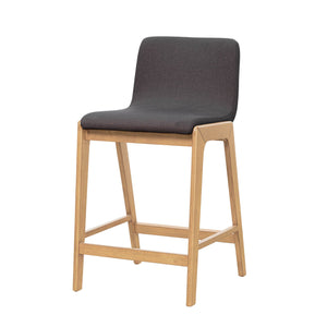 Lh Imports Arizona Counter Stool - Stylish White Wash Finish With Solid Rubber Frame For Modern Interiors Grey Solid Rubberwood,Lvl,Polyester,Foam Arz026-gr