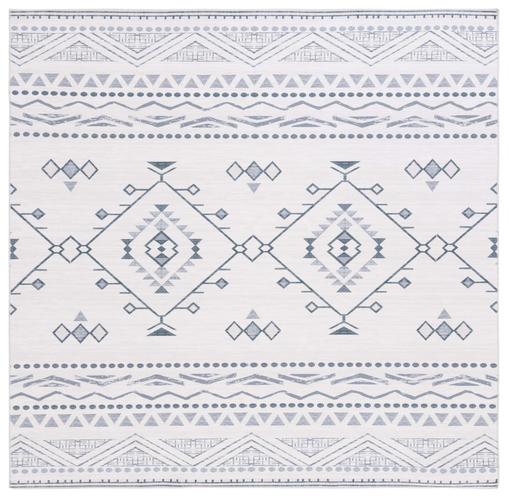 Safavieh Arizona 104 Power Loomed Polyester Rug Beige / Charcoal ARZ104B-9