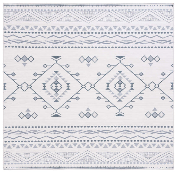 Safavieh Arizona 104 Power Loomed Polyester Rug Beige / Charcoal ARZ104B-9