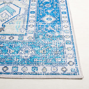 Safavieh Arizona 105 Power Loomed Polyester Rug Beige / Blue ARZ105B-9