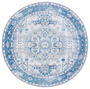 Safavieh Arizona 105 Power Loomed Polyester Rug Beige / Blue ARZ105B-9
