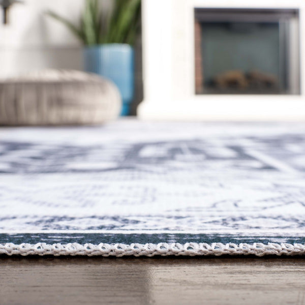 Safavieh Arizona 107 Power Loomed Polyester Rug Grey Green / Ivory ARZ107F-9