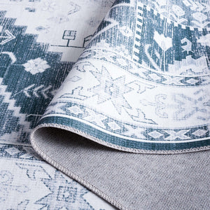 Safavieh Arizona 107 Power Loomed Polyester Rug Grey Green / Ivory ARZ107F-9