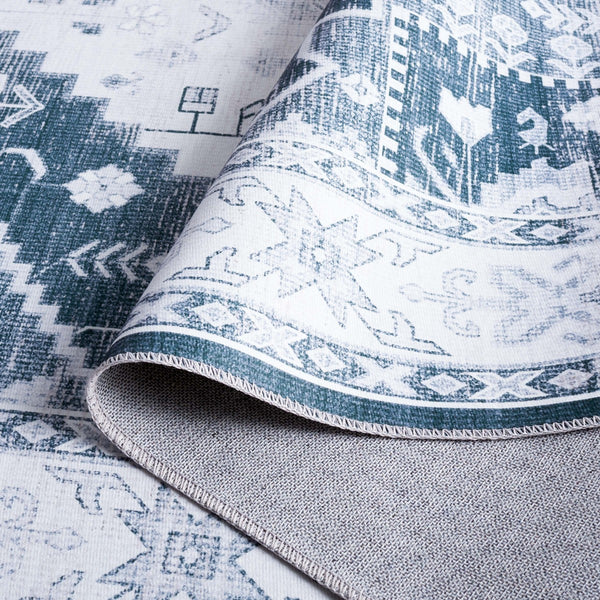 Safavieh Arizona 107 Power Loomed Polyester Rug Grey Green / Ivory ARZ107F-9