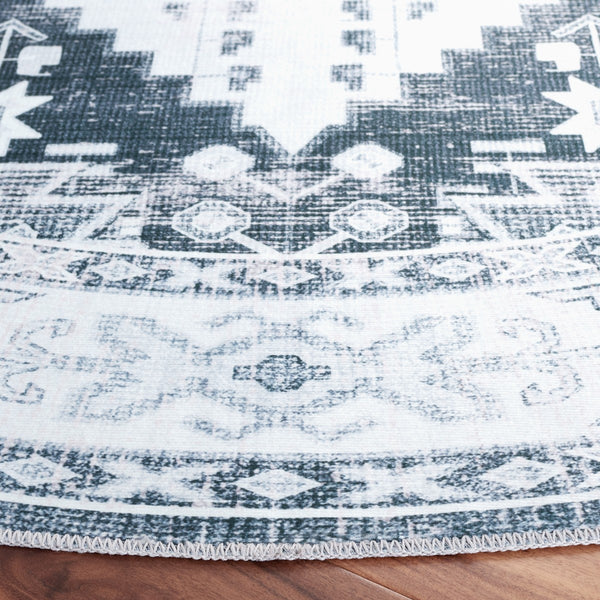 Safavieh Arizona 107 Power Loomed Polyester Rug Grey Green / Ivory ARZ107F-9