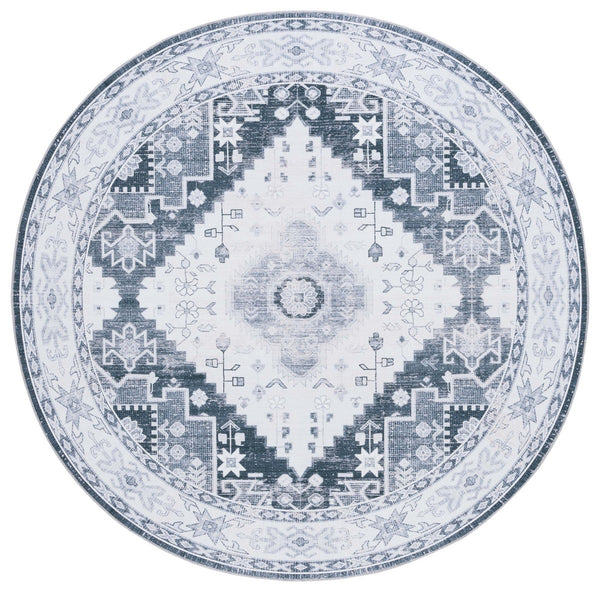 Safavieh Arizona 107 Power Loomed Polyester Rug Grey Green / Ivory ARZ107F-9