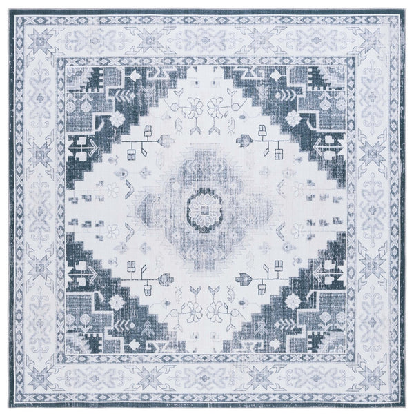 Safavieh Arizona 107 Power Loomed Polyester Rug Grey Green / Ivory ARZ107F-9