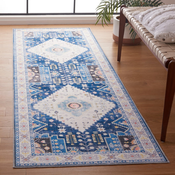 Safavieh Arizona 107 Power Loomed  Rug Navy / Ivory ARZ107N-28
