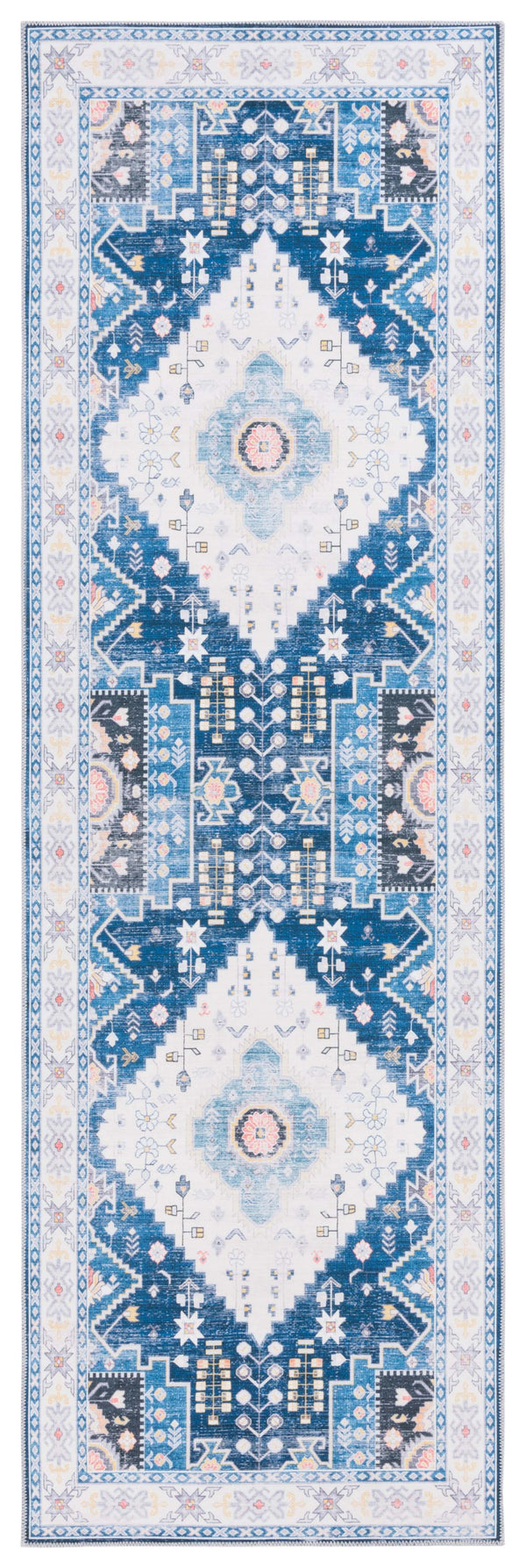 Safavieh Arizona 107 Power Loomed  Rug Navy / Ivory ARZ107N-28
