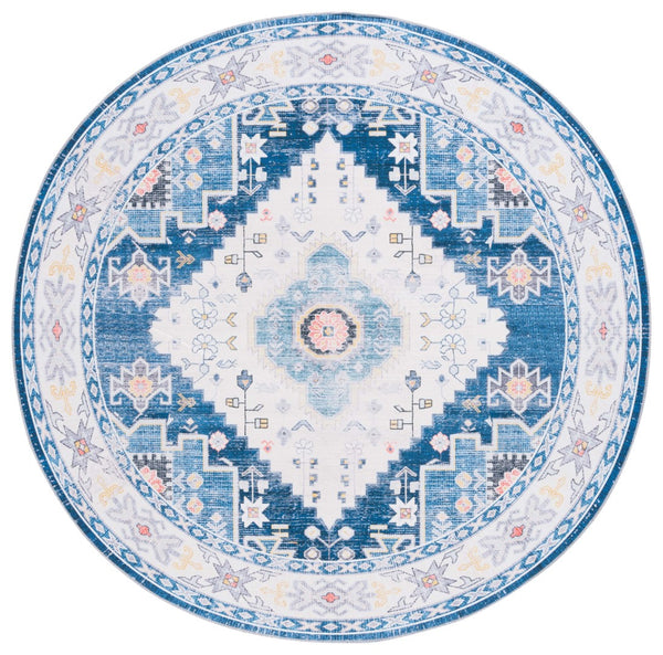 Safavieh Arizona 107 Power Loomed  Rug Navy / Ivory ARZ107N-6R