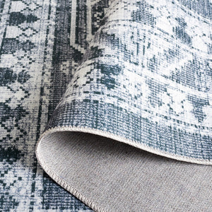 Safavieh Arizona 108 Power Loomed Polyester Rug Grey Green / Ivory ARZ108F-9