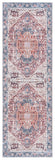 Safavieh Arizona 109 Power Loomed Traditional Rug Red / Navy Polyester