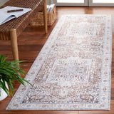 Safavieh Arizona 109 Power Loomed Traditional Rug Taupe / Beige Polyester Pile