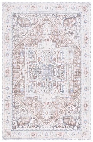 Safavieh Arizona 109 Power Loomed Traditional Rug Taupe / Beige Polyester Pile
