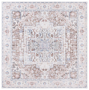 Safavieh Arizona 109 Power Loomed Traditional Rug Taupe / Beige Polyester Pile