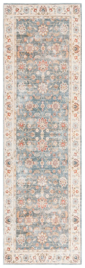 Safavieh Arizona 112 Power Loomed Traditional Rug Green / Beige Polyester Pile