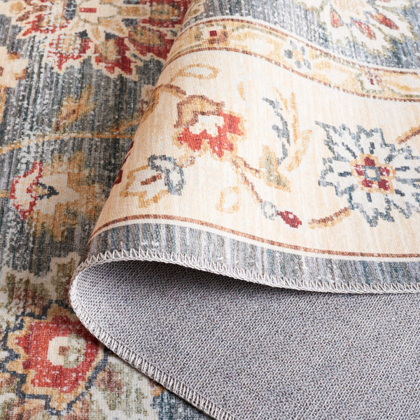 Safavieh Arizona 112 Power Loomed Polyester Rug Green / Beige ARZ112Y-9