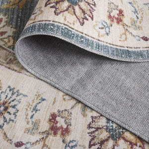 Safavieh Arizona 5' X 8' Oval Area Rug - Luxurious Green Beige Design, Durable, Washable & Slip-resistant Green ,Beige Polyester Pile Arz112y-5ov