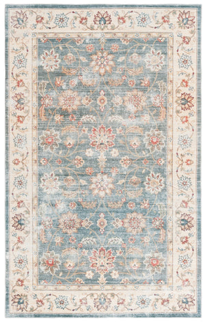 Safavieh Arizona 5' X 8' Oval Area Rug - Luxurious Green Beige Design, Durable, Washable & Slip-resistant Green ,Beige Polyester Pile Arz112y-5ov