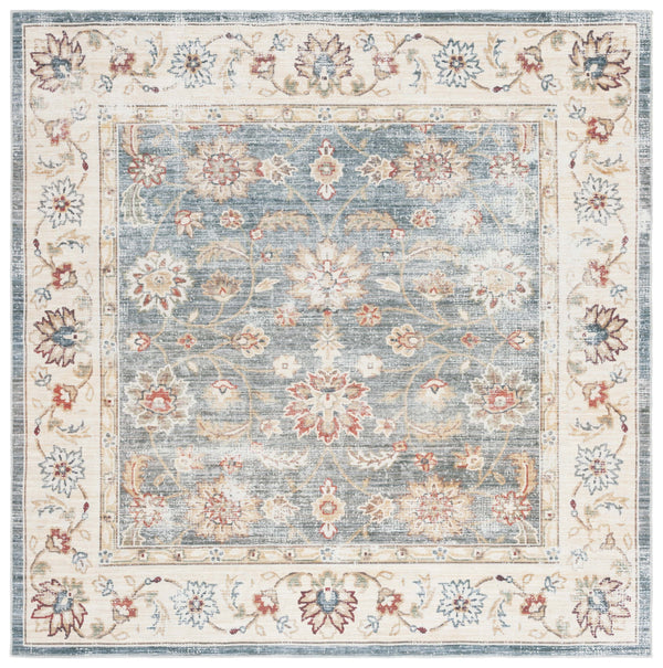 Safavieh Arizona 5' X 8' Oval Area Rug - Luxurious Green Beige Design, Durable, Washable & Slip-resistant Green ,Beige Polyester Pile Arz112y-5ov