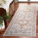 Safavieh Arizona 116 Power Loomed Traditional Rug Beige / Gold Polyester Pile